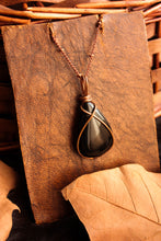 Load image into Gallery viewer, Copper Onyx Pendant