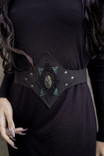 Load image into Gallery viewer, Black Sun Labradorite Belt
