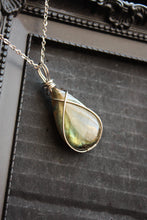 Load image into Gallery viewer, Green Labradorite Pendant