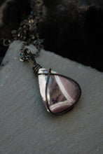 Load image into Gallery viewer, Amethyst with White Quartz Pendant