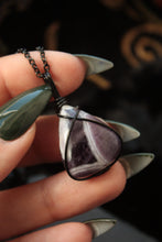 Load image into Gallery viewer, Amethyst with White Quartz Pendant