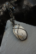 Load image into Gallery viewer, Tourmalinated Quartz Pendant