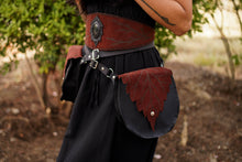 Load image into Gallery viewer, Radagast Burgundy Belt
