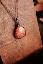 Load image into Gallery viewer, Sunstone Copper Pendant
