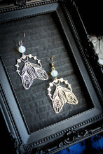 Load image into Gallery viewer, Moth Moon Earrings
