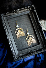 Load image into Gallery viewer, Moth Moon Earrings
