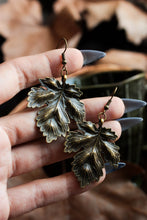 Load image into Gallery viewer, Bronze Leaf Earrings
