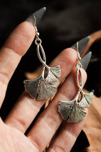 Load image into Gallery viewer, Ginkgo Silver Earrings
