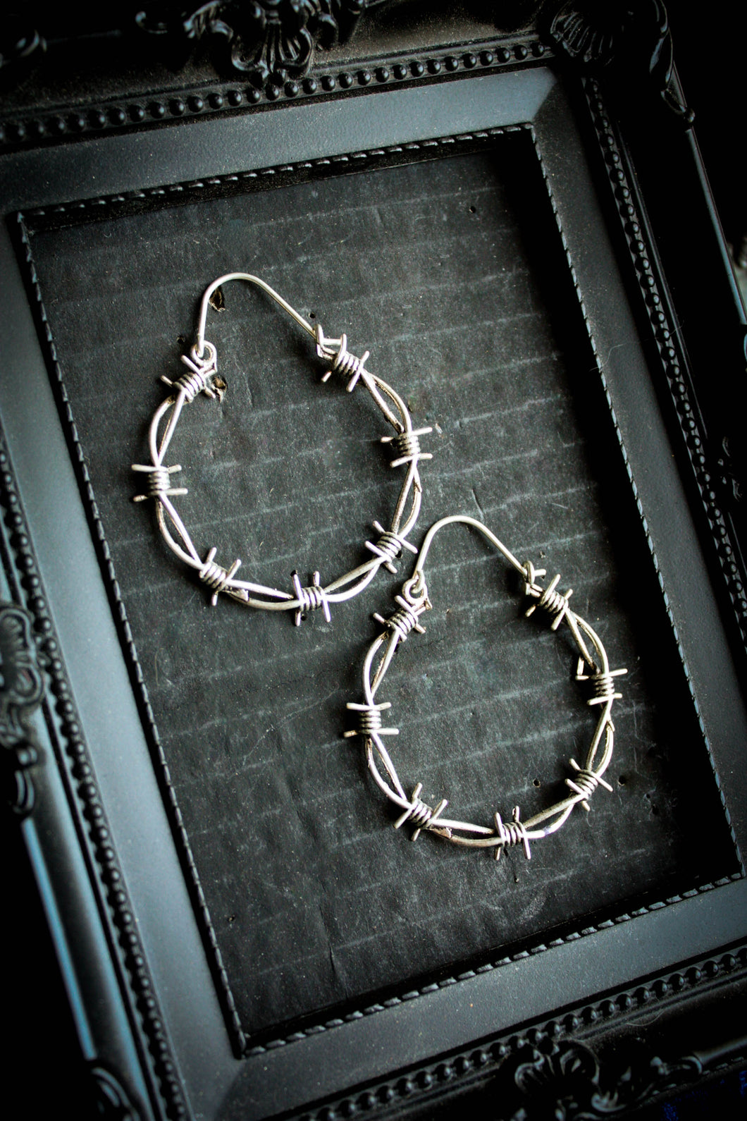 Barbed Wire Earhoops