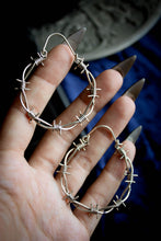 Load image into Gallery viewer, Barbed Wire Earhoops
