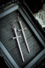 Load image into Gallery viewer, Long Sword Earrings
