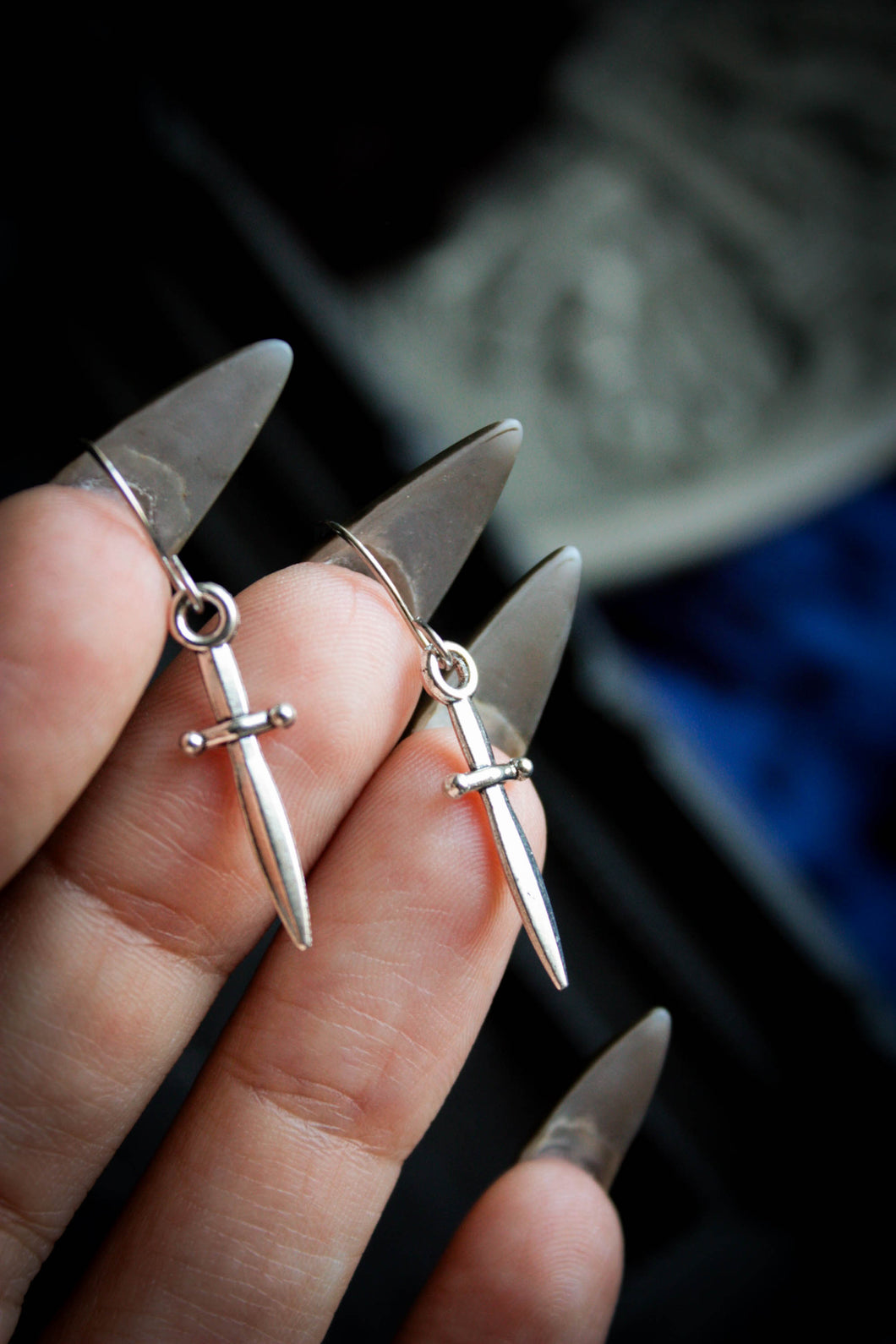 Mini Sword Earrings