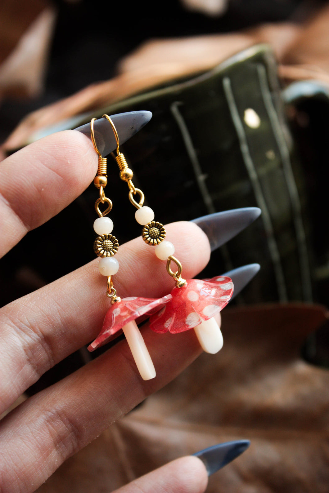 Mushroom Earrings