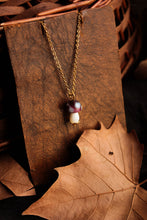 Load image into Gallery viewer, Purple Mushroom Necklace
