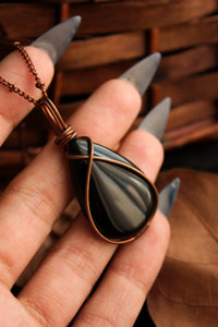 Copper Onyx Pendant