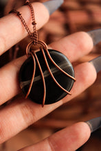 Load image into Gallery viewer, Black Agate Pendant
