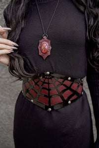 Aranea Burgundy Belt