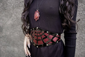 Aranea Burgundy Belt