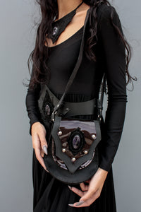 Mage Metallic Purple Belt Bag