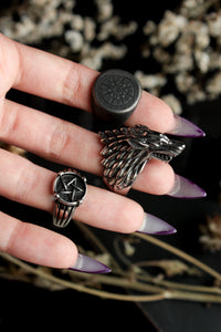 Wolf Ring Set