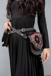 Mage Burgundy Belt Bag