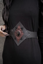 Load image into Gallery viewer, Black Sun Obsidian Belt
