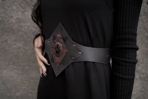 Black Sun Obsidian Belt