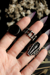 Coffin Ring Set