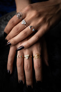 Pyramid Ring Set