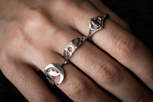 Moon Ring Set