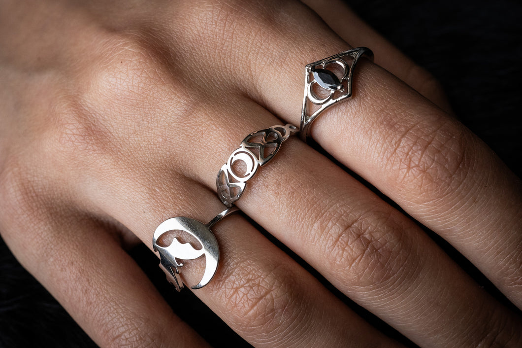 Moon Ring Set