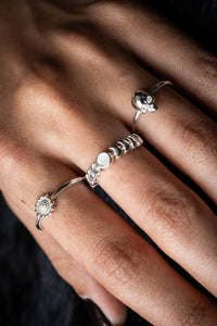 Moon Phases Ring Set