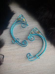 Blue Wire Elf Ears