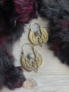 Scarab Ear Hoop