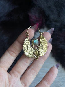 Scarab Ear Hoop