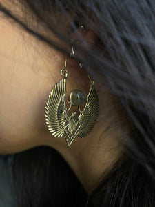 Scarab Ear Hoop