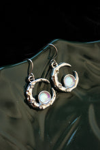 Load image into Gallery viewer, Sparkly Moon Earrings
