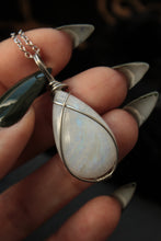 Load image into Gallery viewer, Moonstone Stainless Steel Pendant 2
