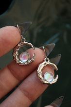 Load image into Gallery viewer, Sparkly Moon Earrings
