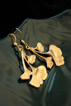 Load image into Gallery viewer, Ginkgo Brass Earrings
