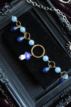 Load image into Gallery viewer, Blue Mushroom Beaded Necklace
