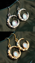 Load image into Gallery viewer, Sparkly Moon Earrings
