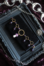 Load image into Gallery viewer, Purple Mushroom Beaded Necklace
