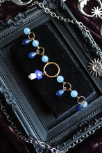 Load image into Gallery viewer, Blue Mushroom Beaded Necklace
