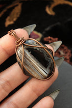 Load image into Gallery viewer, Black Agate Pendant
