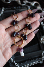 Load image into Gallery viewer, Purple Mushroom Beaded Necklace
