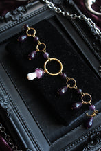 Load image into Gallery viewer, Purple Mushroom Beaded Necklace
