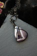 Load image into Gallery viewer, Amethyst with White Quartz Pendant
