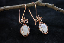 Load image into Gallery viewer, Cage Moonstone Earrings
