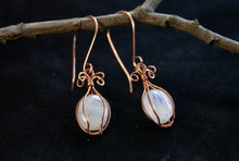 Load image into Gallery viewer, Cage Moonstone Earrings
